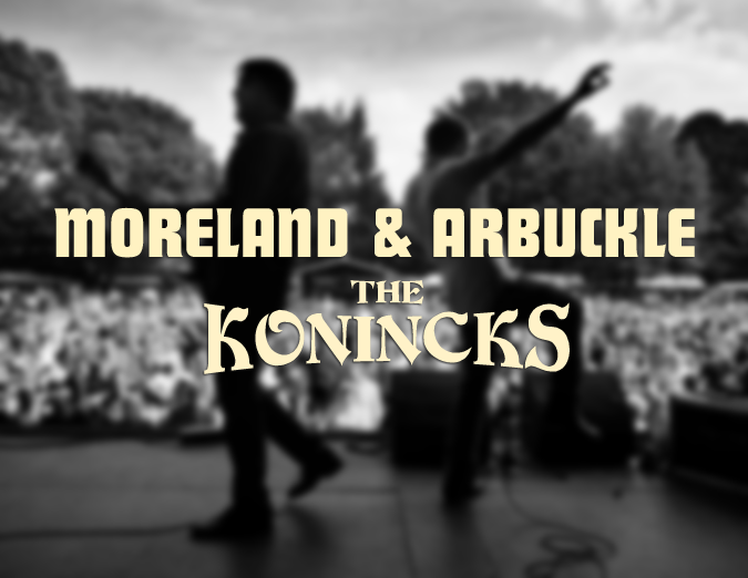 Moreland & Arbuckle The Konincks live concert photo logo